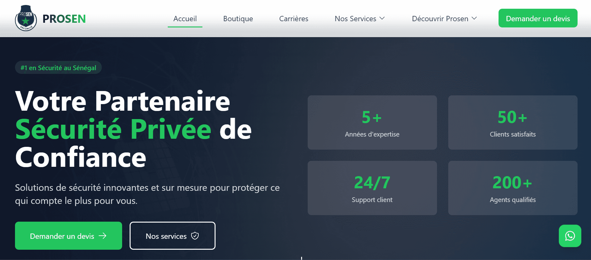 Screenshot 1 of project Prosen